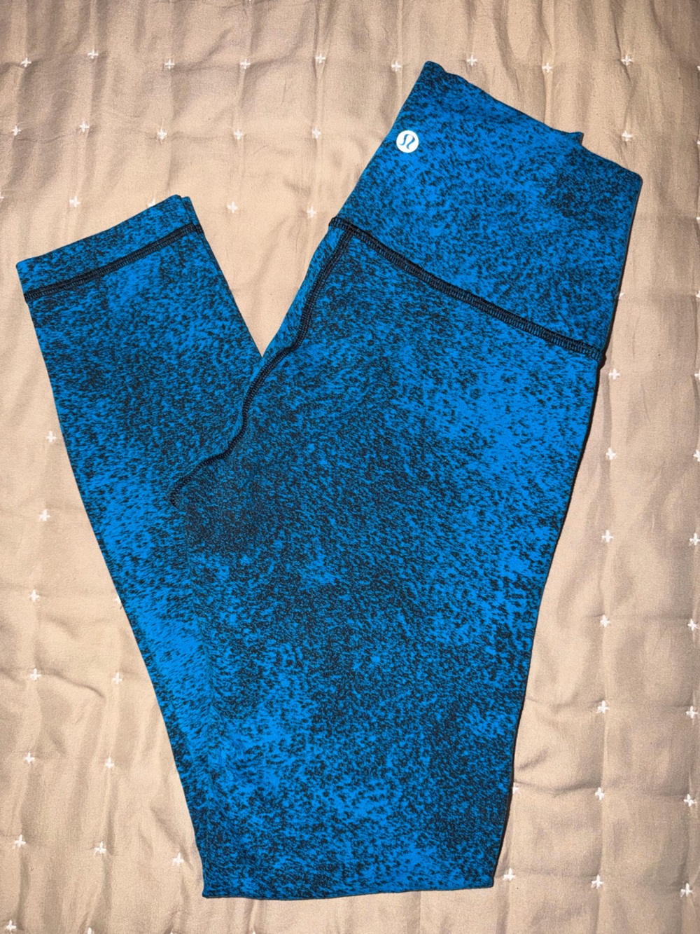 lululemon athletica Blue Speckled Leggings